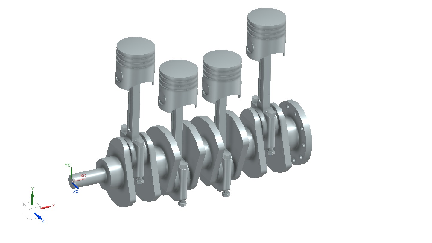 Crankshaft — Isometric View
